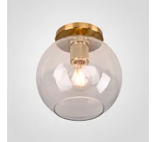 Потолочный светильник RH Utilitaire Globe Shade Flushmount Brass