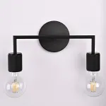 Бра RH Utilitaire Double Sconce Black от ImperiumLoft