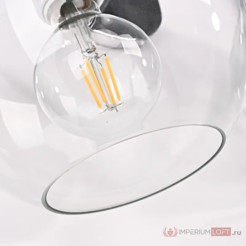 Бра RH Utilitaire Globe Shade Double Sconce Silver от ImperiumLoft