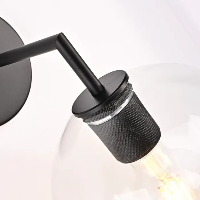 Бра RH Utilitaire Globe Shade Single Sconce Black от ImperiumLoft