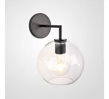 Бра RH Utilitaire Globe Shade Single Sconce Black