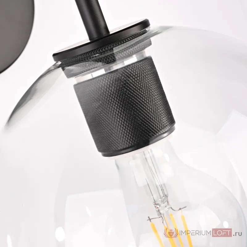 Бра RH Utilitaire Globe Shade Single Sconce Black от ImperiumLoft