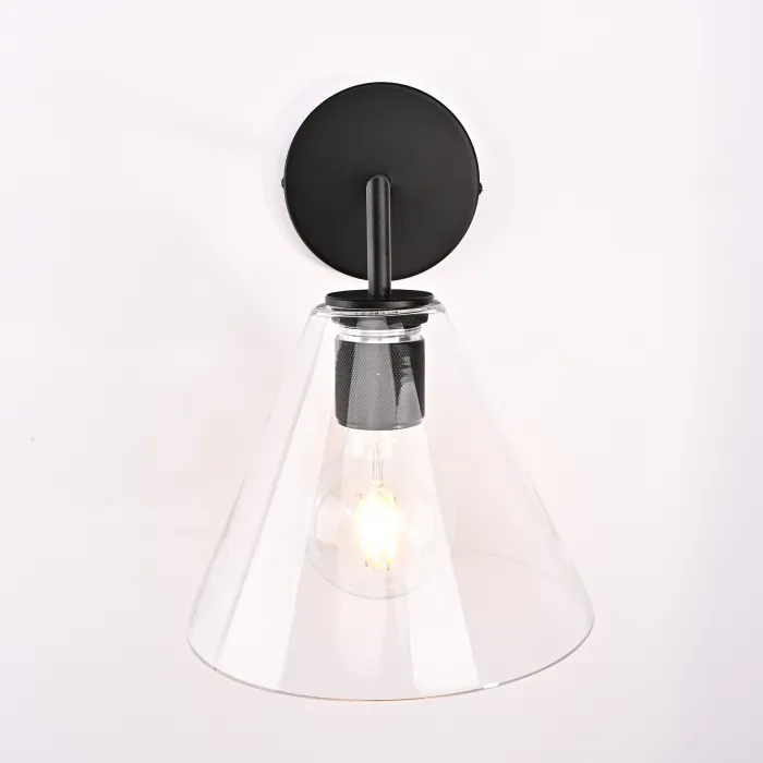 Бра RH Utilitaire Funnel Shade Single Sconce Black от ImperiumLoft