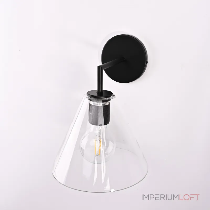Бра RH Utilitaire Funnel Shade Single Sconce Black от ImperiumLoft Бра RH Utilitaire Funnel Shade Single Sconce Black от ImperiumLoft