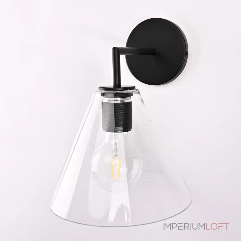 Бра RH Utilitaire Funnel Shade Single Sconce Black от ImperiumLoft Бра RH Utilitaire Funnel Shade Single Sconce Black от ImperiumLoft