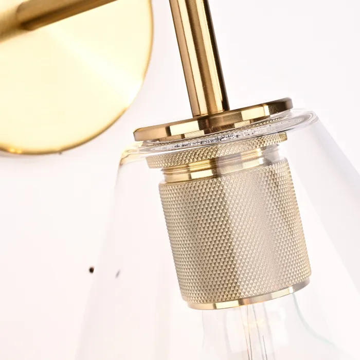 Бра RH Utilitaire Funnel Shade Single Sconce Brass от ImperiumLoft