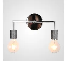 Бра RH Utilitaire Double Sconce Silver