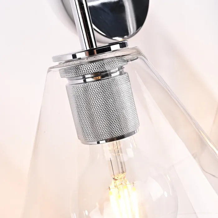 Бра RH Utilitaire Funnel Shade Double Sconce Silver от ImperiumLoft