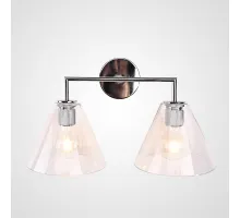 Бра RH Utilitaire Funnel Shade Double Sconce Silver