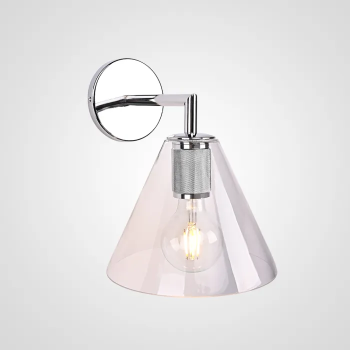 Бра RH Utilitaire Funnel Shade Single Sconce Silver от ImperiumLoft