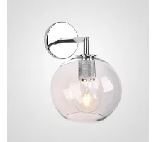Бра RH Utilitaire Globe Shade Single Sconce Silver