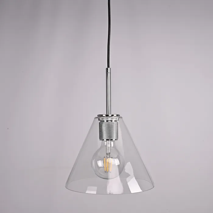 Подвесной светильник RH Utilitaire Funnel Pendant Silver от ImperiumLoft
