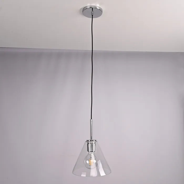 Подвесной светильник RH Utilitaire Funnel Pendant Silver от ImperiumLoft