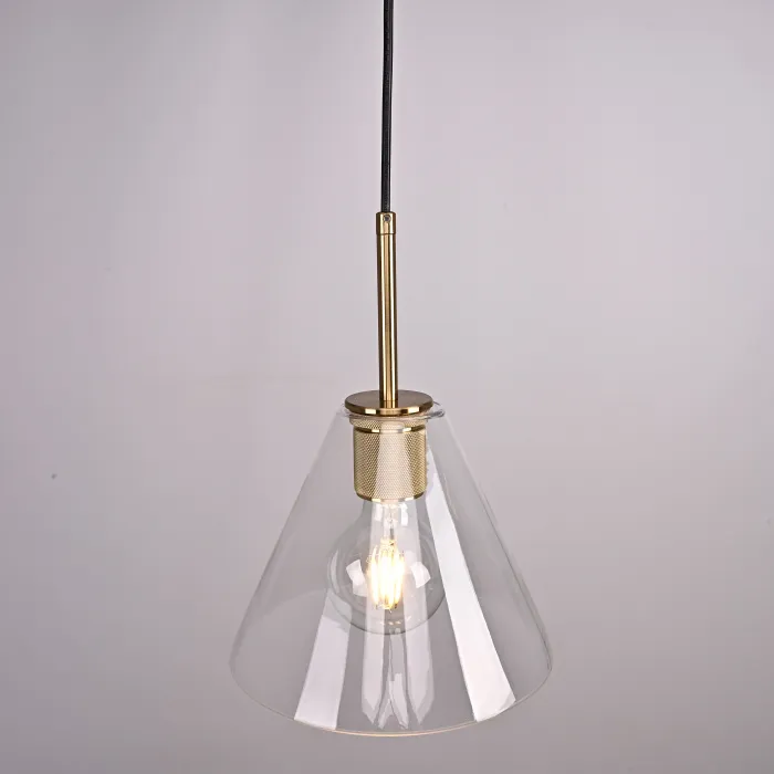 Подвесной светильник RH Utilitaire Funnel Pendant Brass от ImperiumLoft