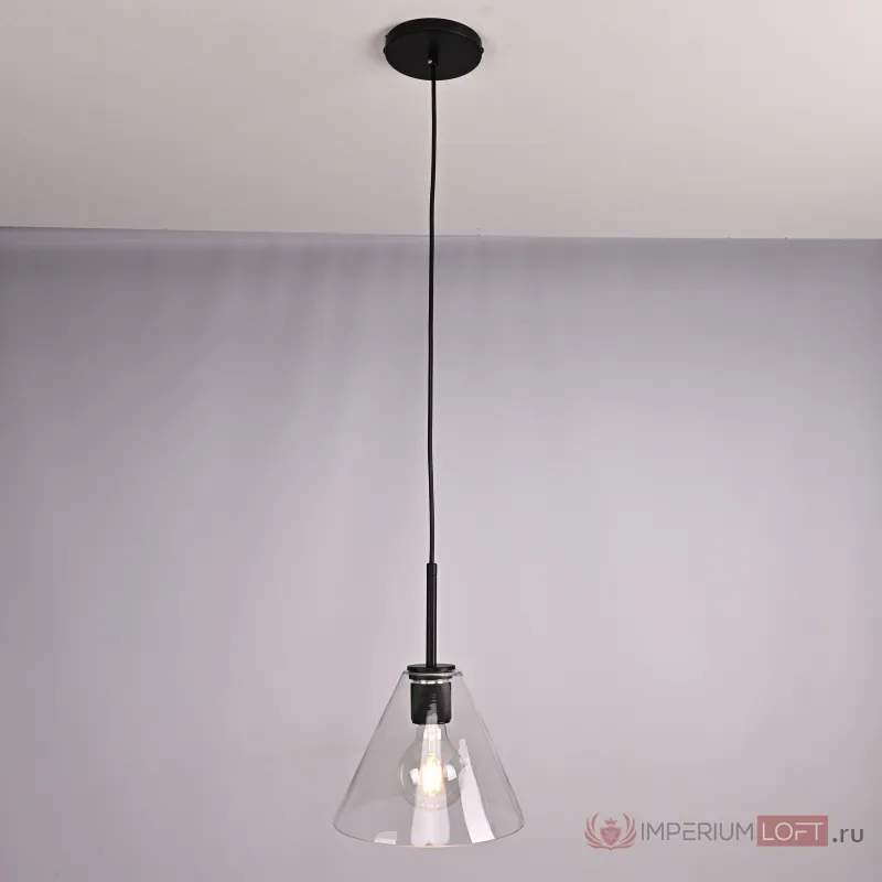 Подвесной светильник RH Utilitaire Funnel Pendant Black от ImperiumLoft