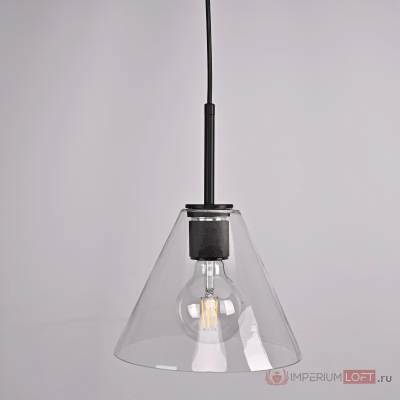 Подвесной светильник RH Utilitaire Funnel Pendant Black от ImperiumLoft