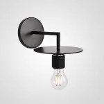 Бра RH Utilitaire Knurled Disk Shade Sconce Black от ImperiumLoft