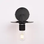 Бра RH Utilitaire Knurled Disk Shade Sconce Black от ImperiumLoft