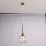 Подвесной светильник Loft Clear Glass Sphere Cloche от ImperiumLoft