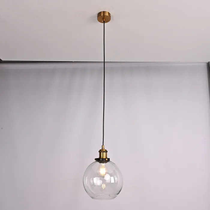 Подвесной светильник Loft Clear Glass Sphere Cloche от ImperiumLoft