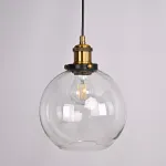 Подвесной светильник Loft Clear Glass Sphere Cloche от ImperiumLoft