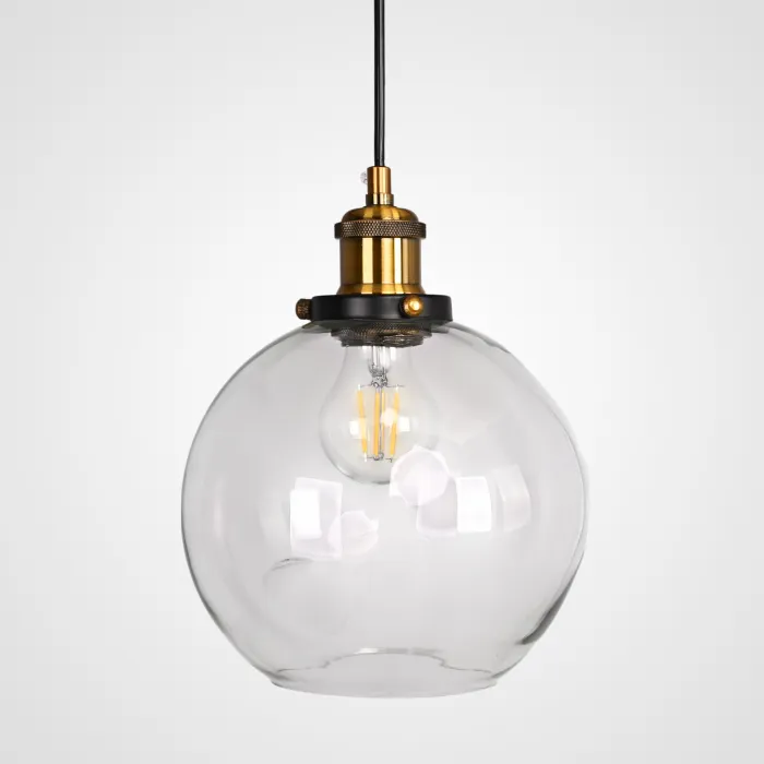 Подвесной светильник Loft Clear Glass Sphere Cloche от ImperiumLoft
