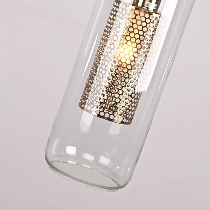 Подвесной светильник CATCH F cylinder brass D15 от ImperiumLoft