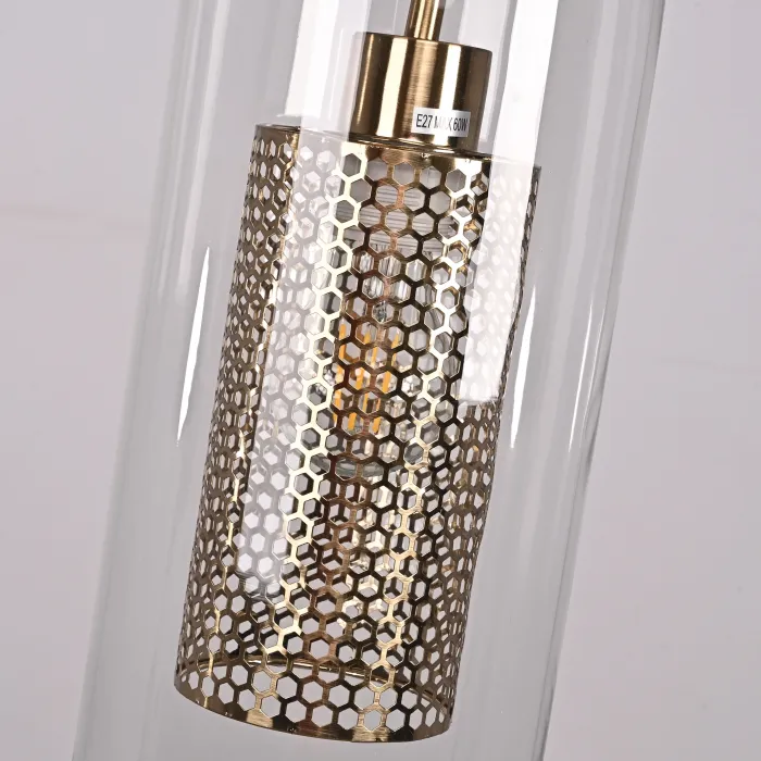 Подвесной светильник CATCH F cylinder brass D15 от ImperiumLoft