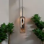 Подвесной светильник CATCH AMBER Cylinder S D15 от ImperiumLoft