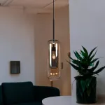 Подвесной светильник CATCH AMBER Cylinder S D15 от ImperiumLoft