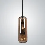 Подвесной светильник CATCH AMBER Cylinder S D15 от ImperiumLoft