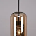 Подвесной светильник CATCH AMBER Cylinder S D15 от ImperiumLoft