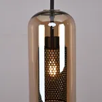 Подвесной светильник CATCH AMBER Cylinder S D15 от ImperiumLoft