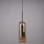Подвесной светильник CATCH AMBER Cylinder S D15 от ImperiumLoft