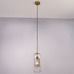 Подвесной светильник CATCH F cylinder brass D12 от ImperiumLoft