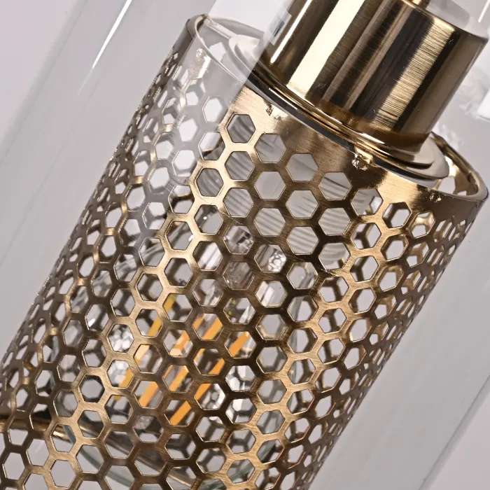 Подвесной светильник CATCH F cylinder brass D12 от ImperiumLoft