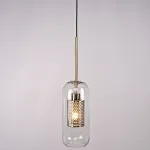 Подвесной светильник CATCH F cylinder brass D12 от ImperiumLoft