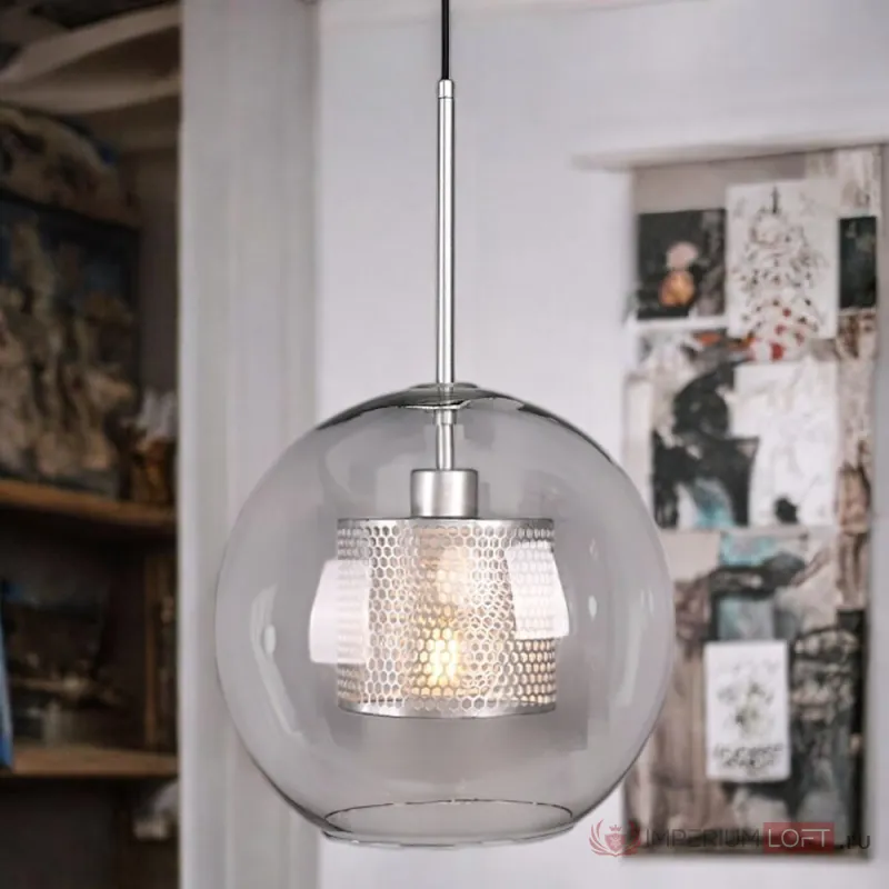 Подвесной светильник CATCH silver D30 от ImperiumLoft