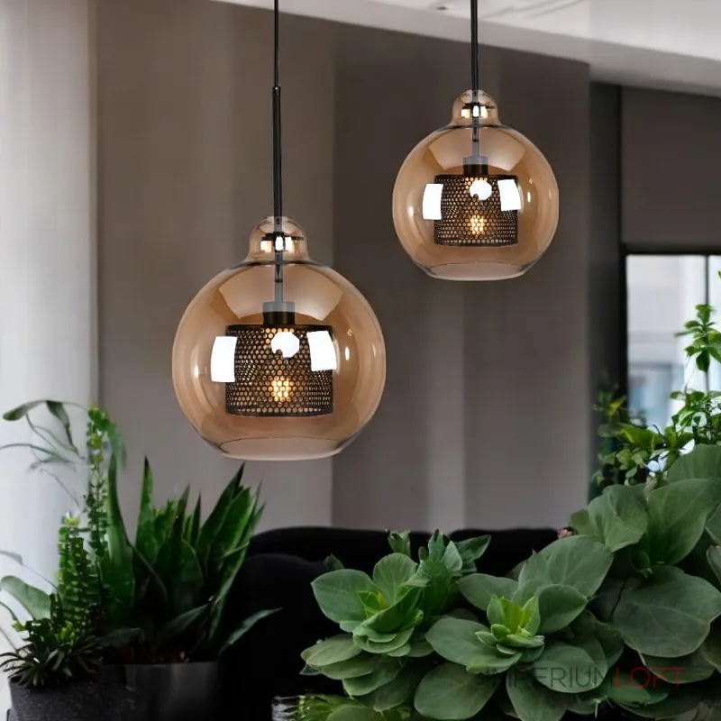 Подвесной светильник CATCH AMBER Pear L D30 Подвесной светильник CATCH AMBER Pear L D30