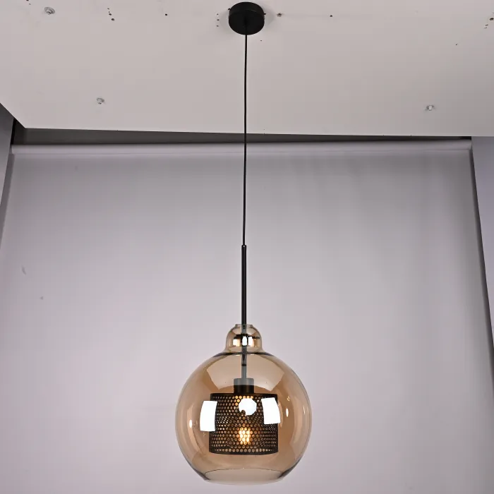 Подвесной светильник CATCH AMBER Pear L D30 от ImperiumLoft