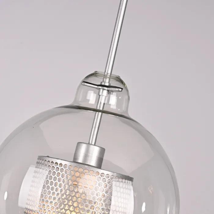 Подвесной светильник CATCH F pear silver D25 от ImperiumLoft