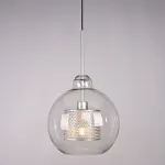 Подвесной светильник CATCH F pear silver D30 от ImperiumLoft