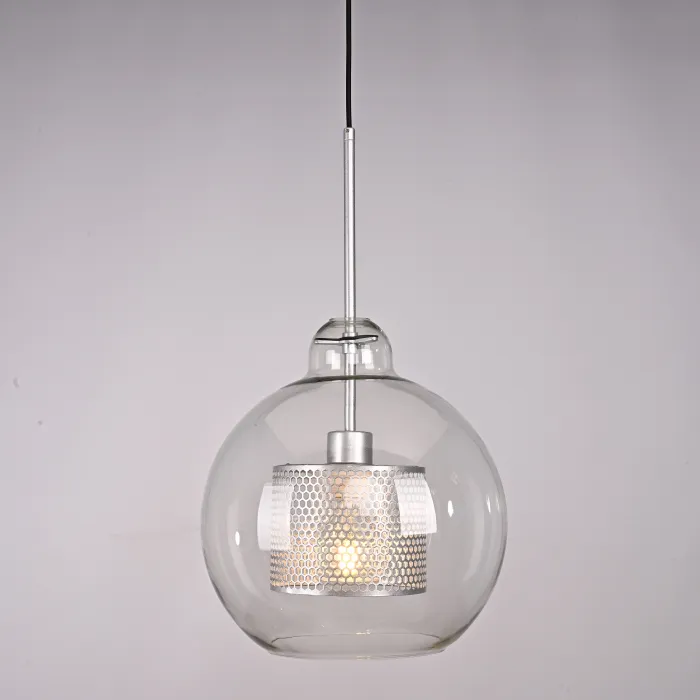 Подвесной светильник CATCH F pear silver D30 от ImperiumLoft