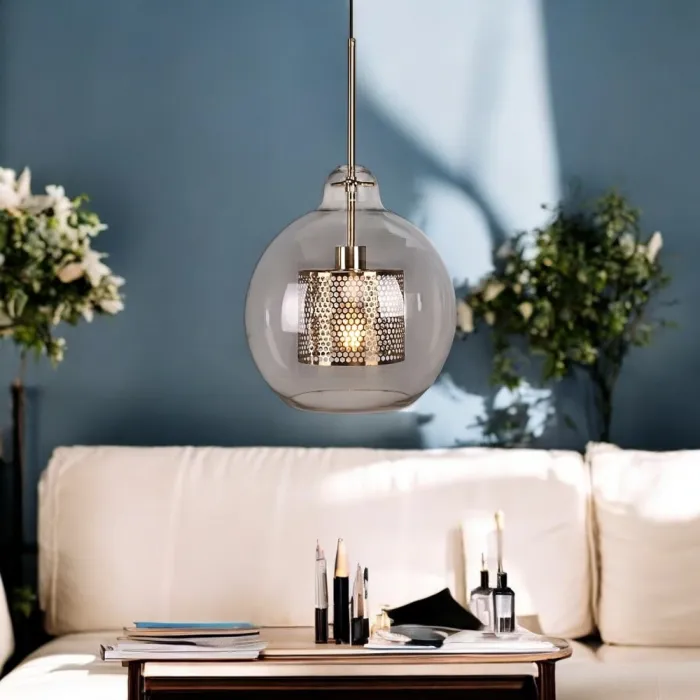 Подвесной светильник CATCH F pear brass D30 от ImperiumLoft