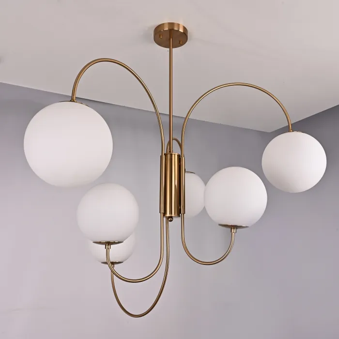 Люстра на штанге Gooseneck Pelle Chandelier