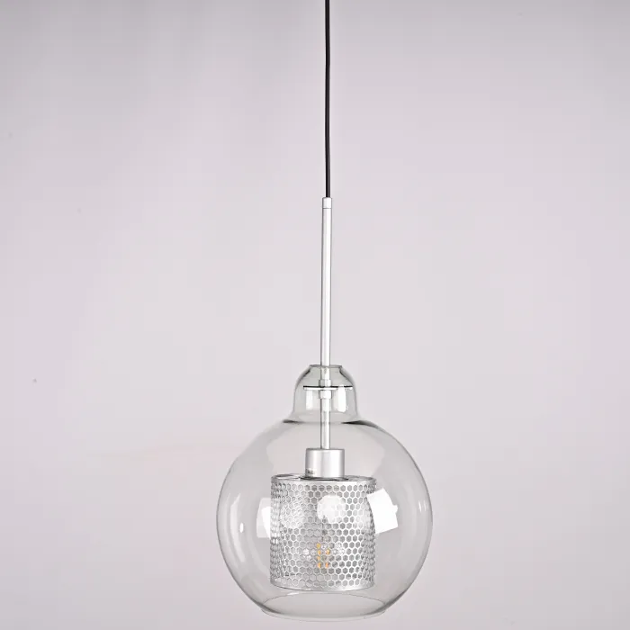 Подвесной светильник CATCH F pear silver D25 от ImperiumLoft