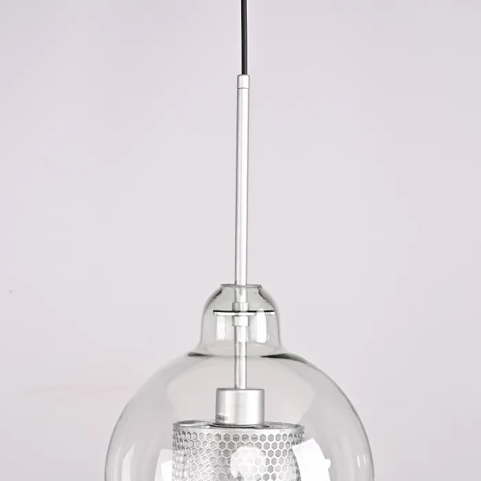 Подвесной светильник CATCH F pear silver D25 от ImperiumLoft