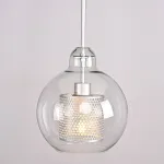 Подвесной светильник CATCH F pear silver D25 от ImperiumLoft