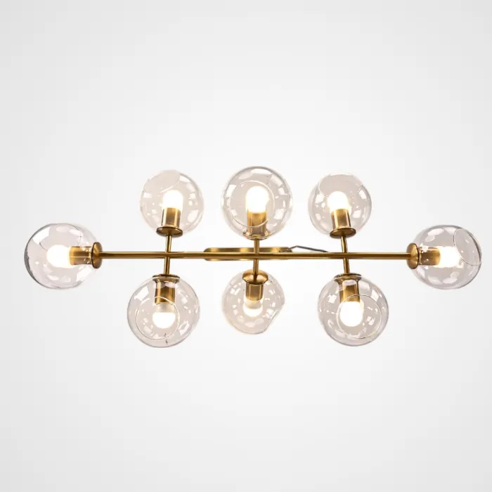 Люстра Staggered Glass Chandelier 8 от ImperiumLoft