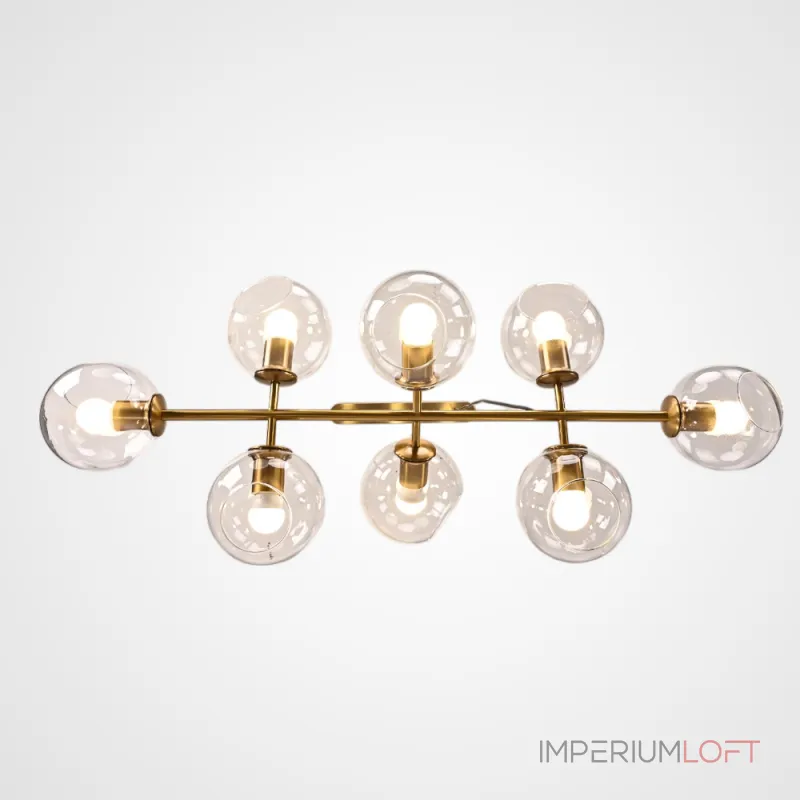 Подвесная люстра Staggered Glass Chandelier 8 Подвесная люстра Staggered Glass Chandelier 8